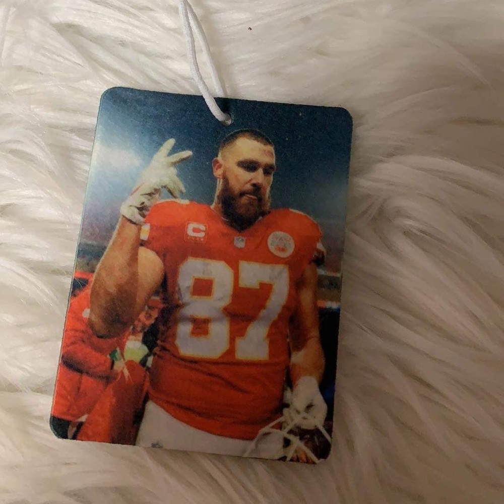 Brand new unscented air freshener Kansas City Chiefs number 87 kelce